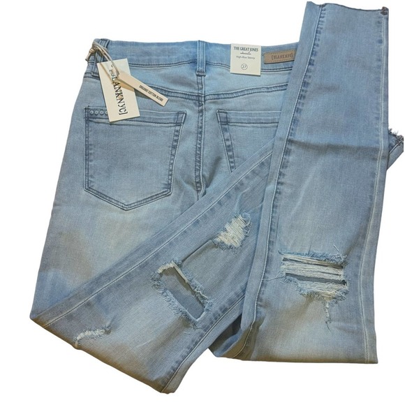 Blank NYC Exposed Button Great Jones High-Rise Skinny in Break The Cycle 27 NWT - Picture 8 of 13